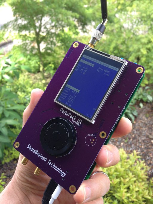 The PortaPack for HackRF One is Operational