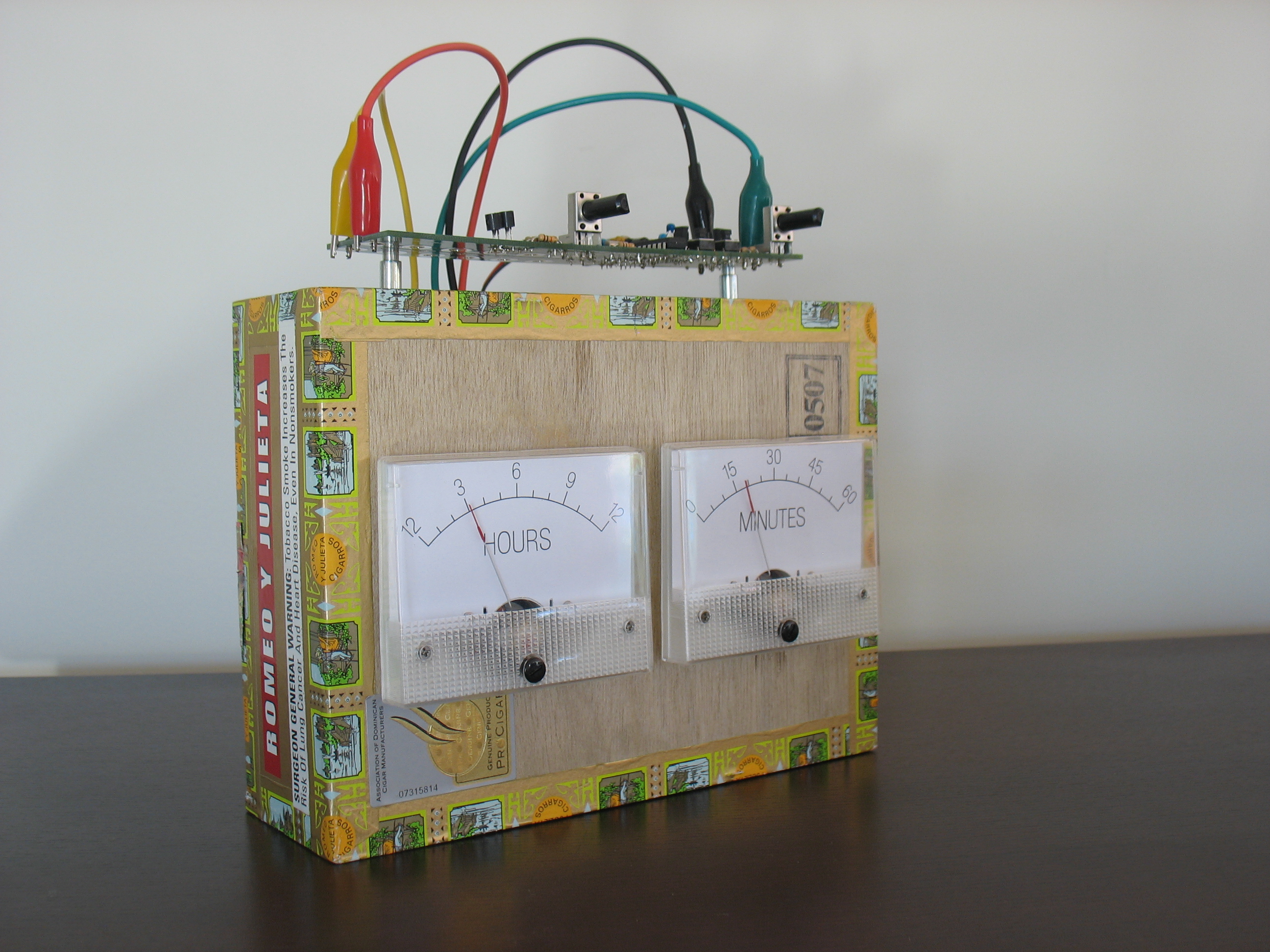 Cigar Box Chronulator, Built by John