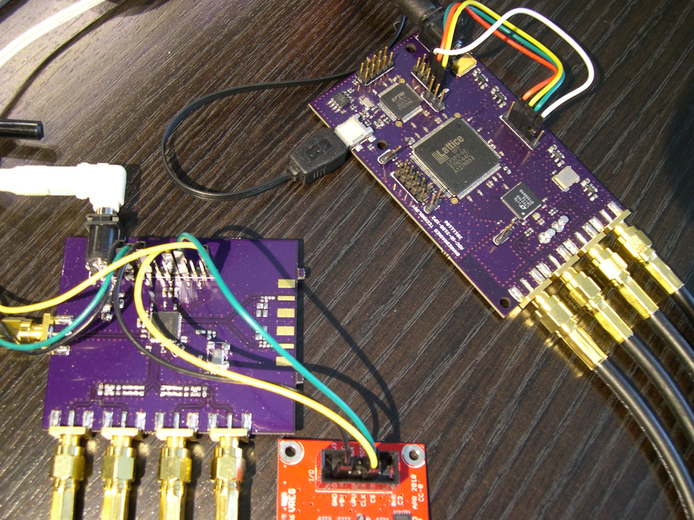 Baseband Digitizer and ADRF6850 Front-End Boards